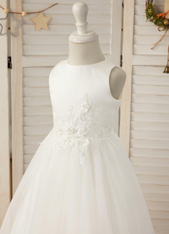 Robe Cérémonie Tulle Élégante - gallery 2