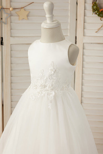Robe Cérémonie Tulle Élégante - gallery 2