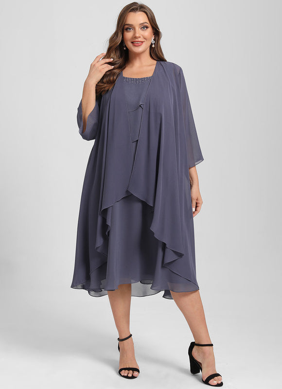 Robe Cérémonie Mousseline Fluide - gallery 9