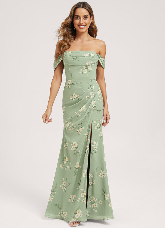 Robe Cérémonie Élégante À Décolleté