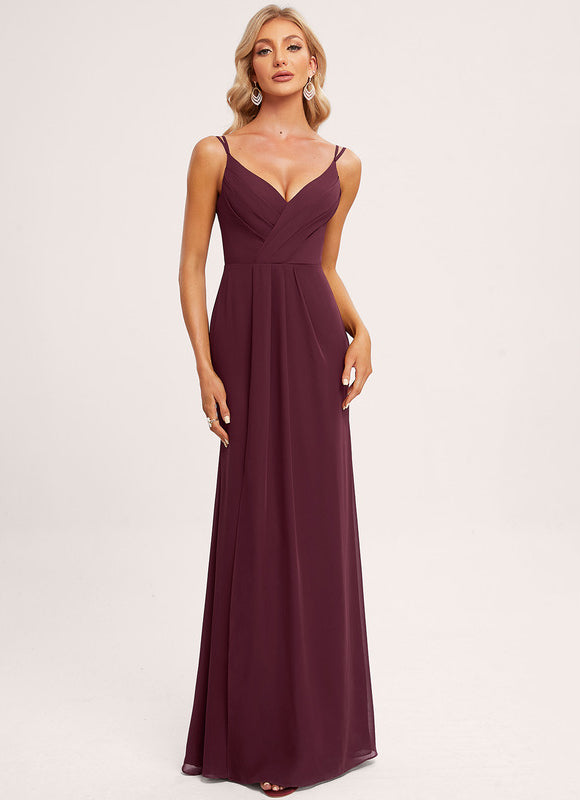 Robe Cérémonie Longue Volants Rose