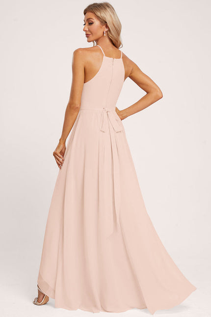 Robe Cérémonie Mousseline Asymétrique - gallery 1