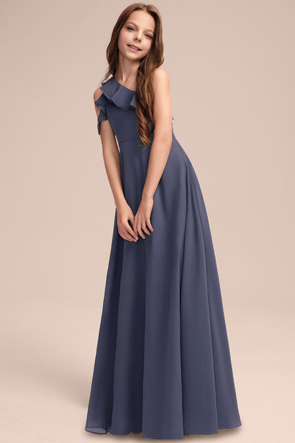 Robe Cérémonie Flottante Marine - gallery 2