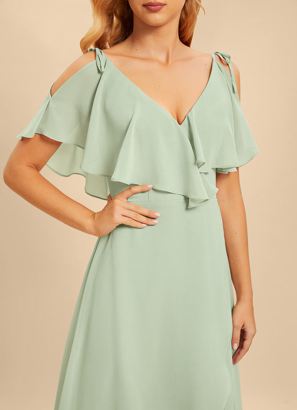 Robe Cérémonie Fluide Marine Élégante - gallery 5