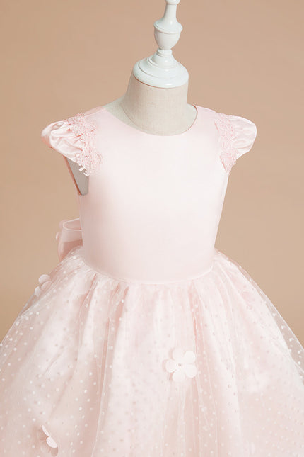 Robe Cérémonie Volants Pêche - gallery 1