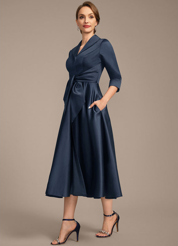 Robe Cérémonie Satin Intemporelle - gallery 4