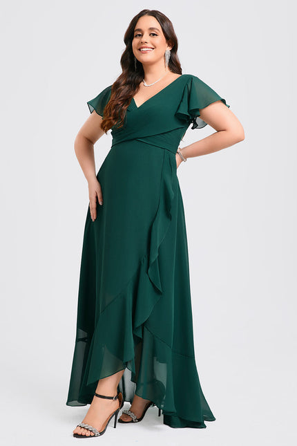 Robe Cérémonie Fluide Marine Élégante - gallery 6