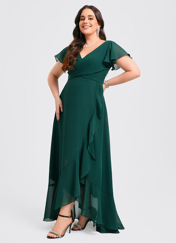Robe Cérémonie Fluide Marine Élégante - gallery 6