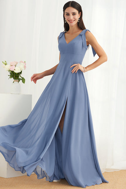 Robe Cérémonie Mousseline Beige