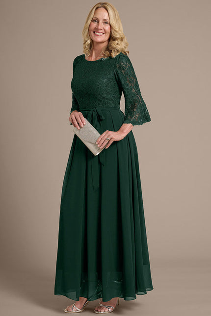 Robe Cérémonie Émeraude Fluide - gallery 4