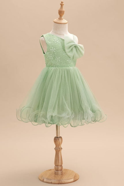 Robe Cérémonie Tulle Verte - gallery 2