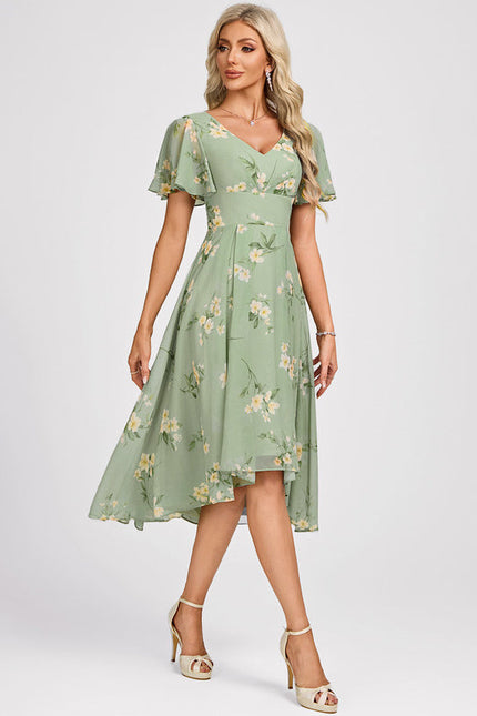 Robe Cérémonie Fluide Marine Élégante - gallery 1