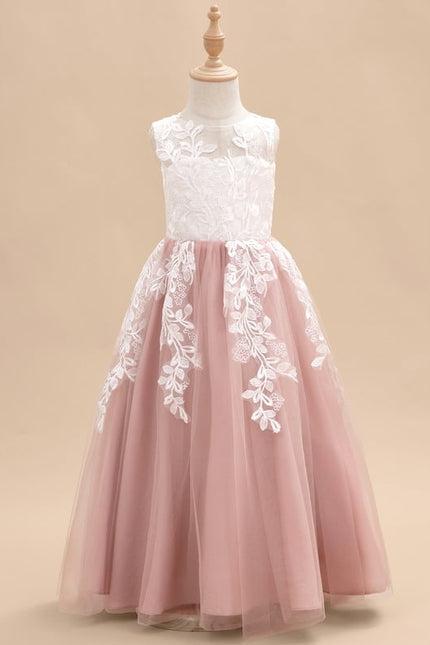 Robe Cérémonie Tulle Navy Floral - gallery 2