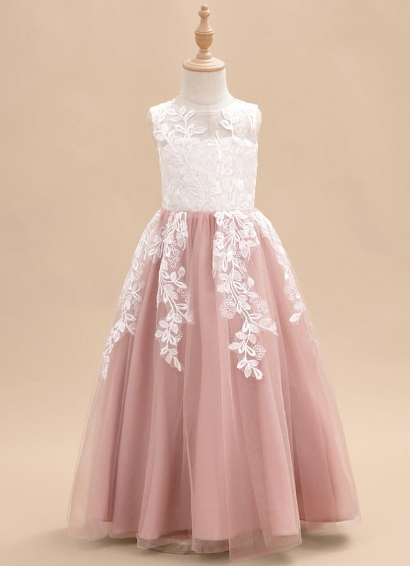 Robe Cérémonie Tulle Navy Floral - gallery 2