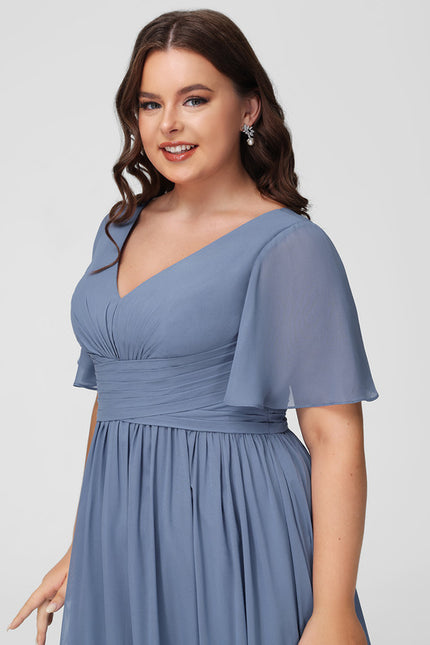 Robe Cérémonie Longue Volants Rose - gallery 9