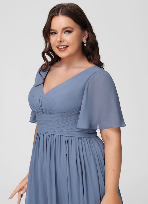 Robe Cérémonie Longue Volants Rose - gallery 9