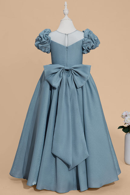 Robe Cérémonie Bleu Ciel Élégante - gallery 4