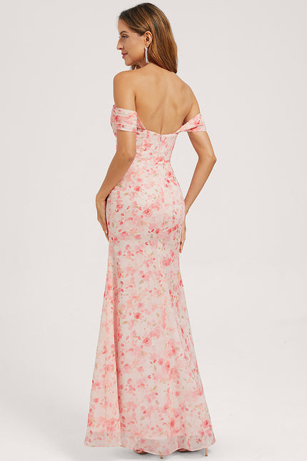Robe Cérémonie Élégante À Décolleté - gallery 4