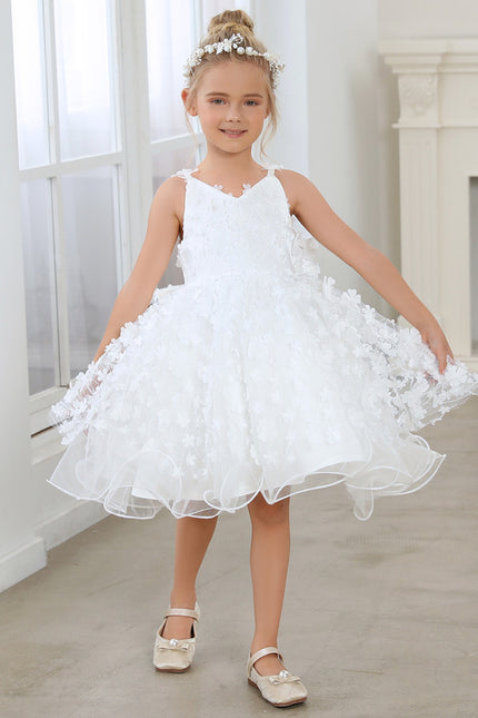Robe Cérémonie Enfant Fleurie