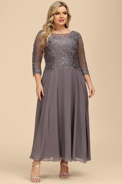 Robe Cérémonie Longue Élégante Bleu - gallery 7