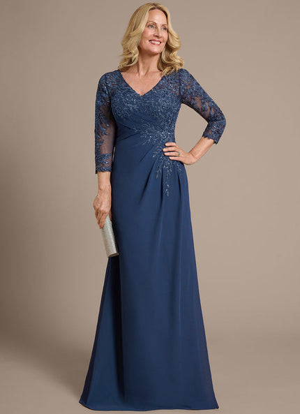 Robe Cérémonie Élégante Marine