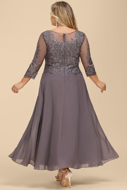 Robe Cérémonie Longue Élégante Bleu - gallery 9