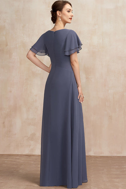 Robe Cérémonie Violette Fluide - gallery 4