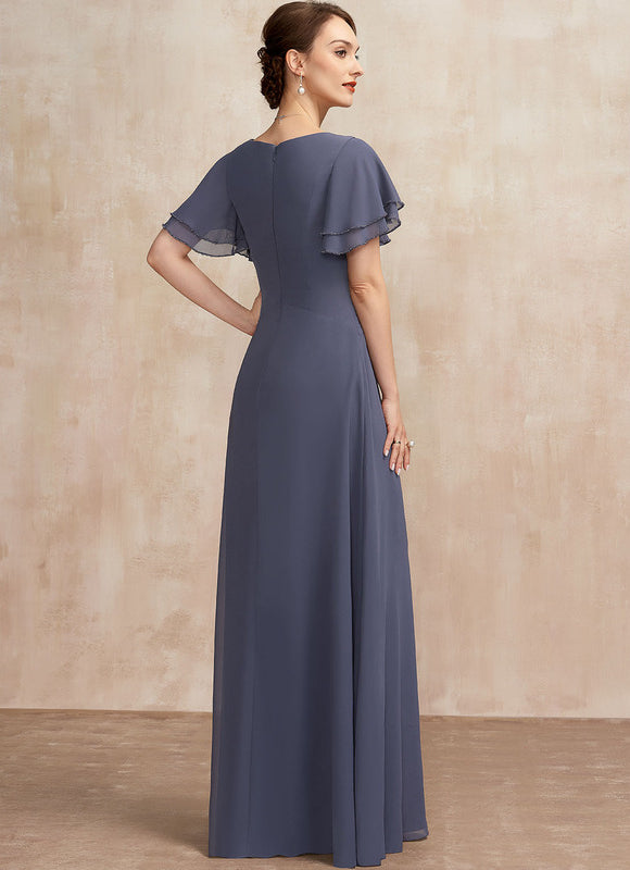 Robe Cérémonie Violette Fluide - gallery 4