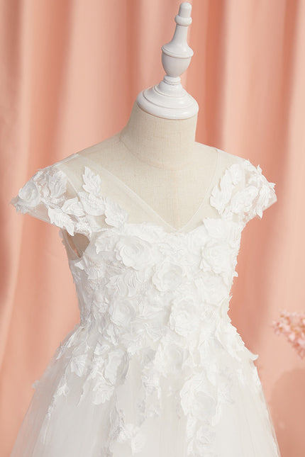 Robe Cérémonie Florale Éthérée - gallery 7
