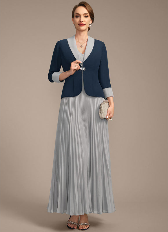 Robe Cérémonie Plissée Élégante - gallery 2