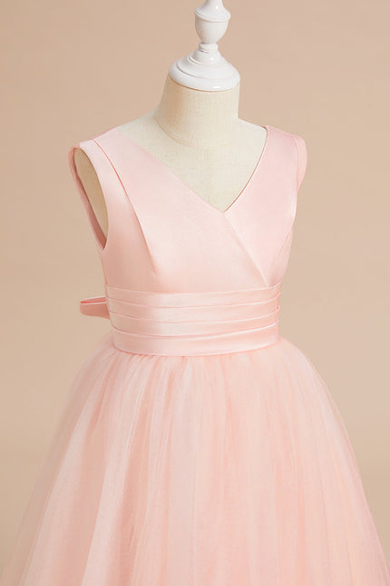 Robe Cérémonie Enfant Rose Douce - gallery 9