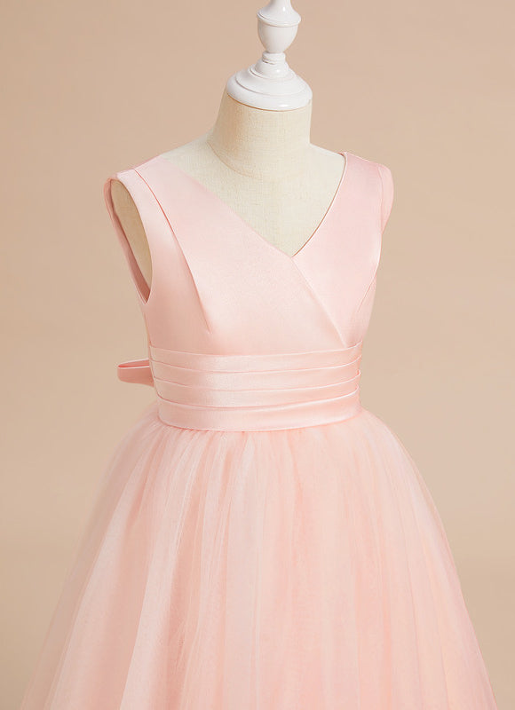 Robe Cérémonie Enfant Rose Douce - gallery 9