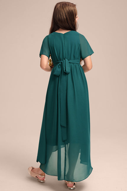 Robe Cérémonie Asymétrique Émeraude - gallery 4