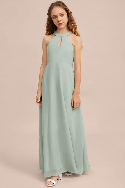 Robe Cérémonie Mousseline Jade - gallery 3