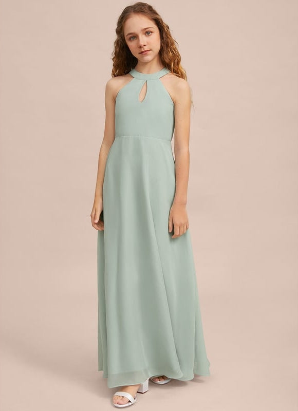 Robe Cérémonie Mousseline Jade - gallery 3