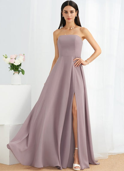 Robe Cérémonie Mousseline Taupe