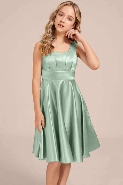 Robe Ceremonie Courte Satin