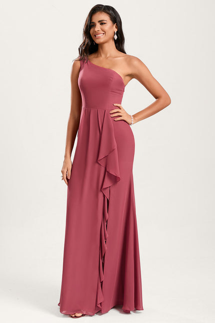 Robe Cérémonie Asymétrique Fluide - gallery 3