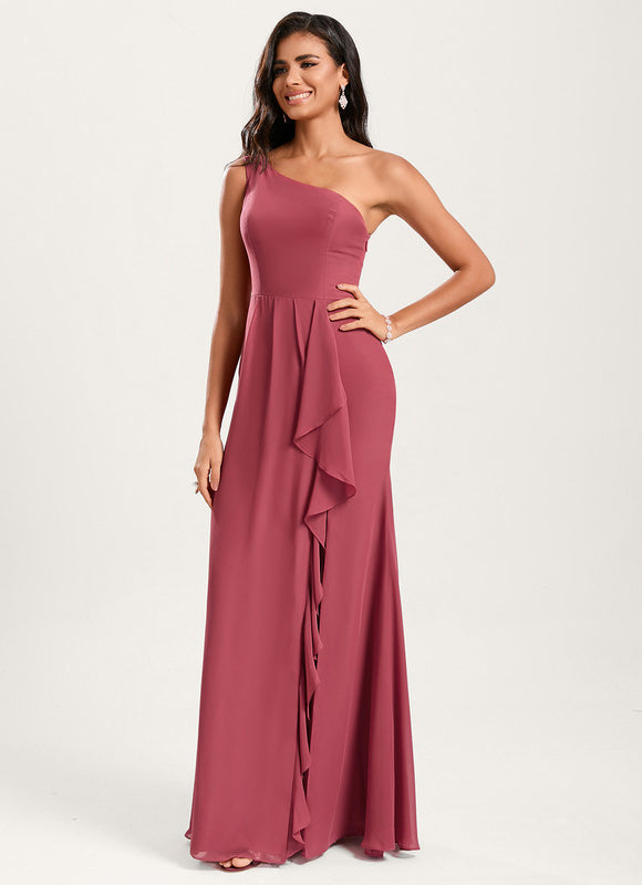 Robe Cérémonie Asymétrique Fluide - gallery 3