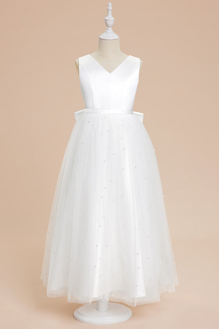 Robe Cérémonie Satinée Lumineuse - gallery 3