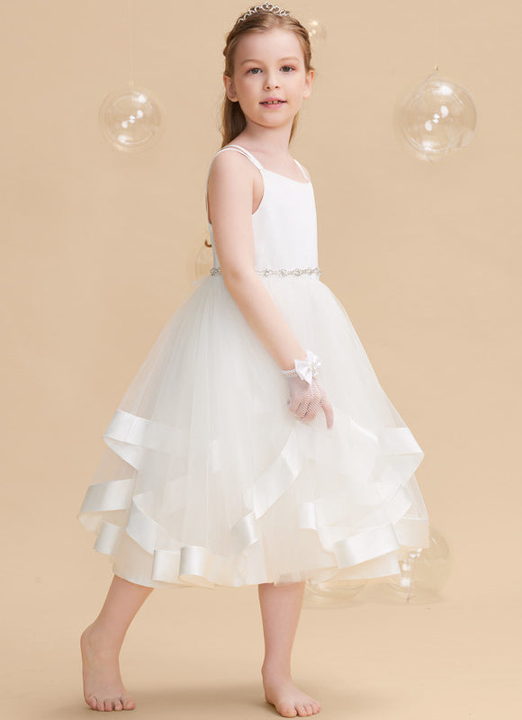 Robe Cérémonie Satinée Éblouissante - gallery 2
