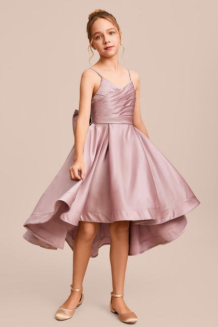 Robe Cérémonie Satinée Lueur Enfantine