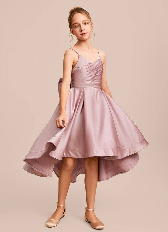 Robe Cérémonie Satinée Lueur Enfantine