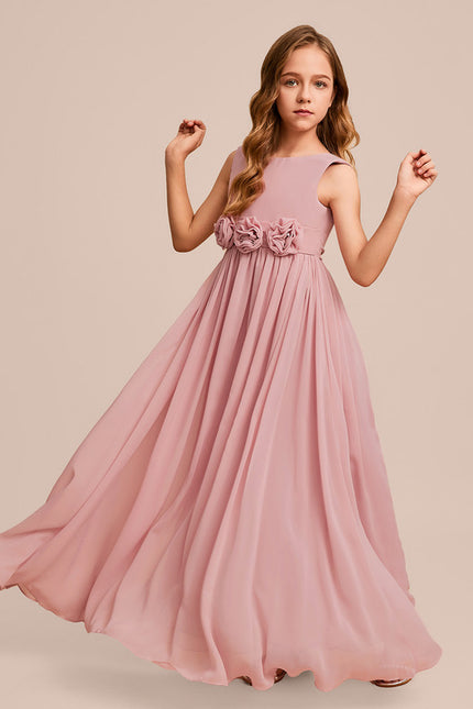 Robe Cérémonie Élégance Florale Rêveuse - gallery 2