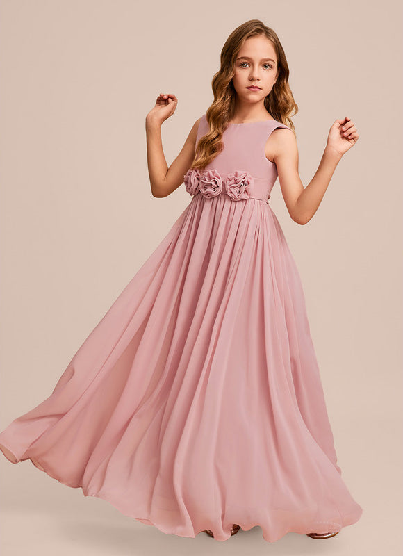 Robe Cérémonie Élégance Florale Rêveuse - gallery 2