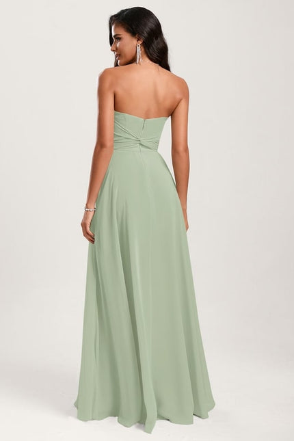 Robe Cérémonie Fluide Verte - gallery 7