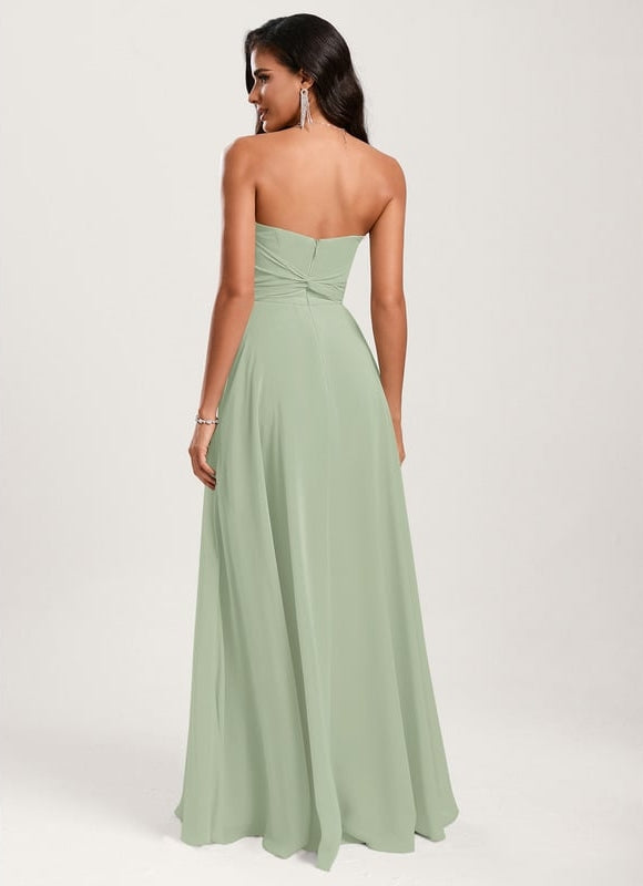 Robe Cérémonie Fluide Verte - gallery 7