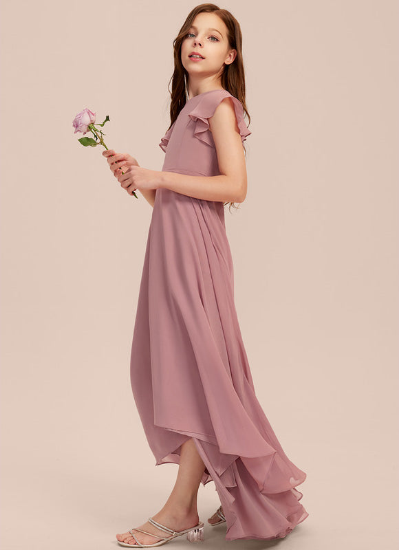 Robe Cérémonie Mousseline Marine - gallery 5