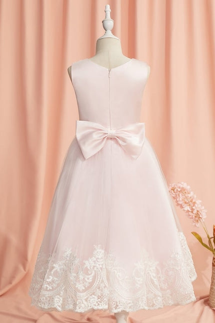 Robe Cérémonie Satinée Écrue - gallery 2