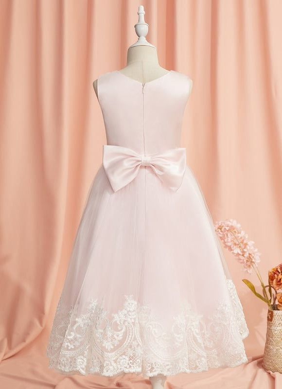 Robe Cérémonie Satinée Écrue - gallery 2